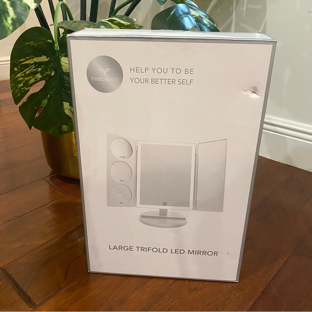Brand New Large Trifold LED Makeup Mirror